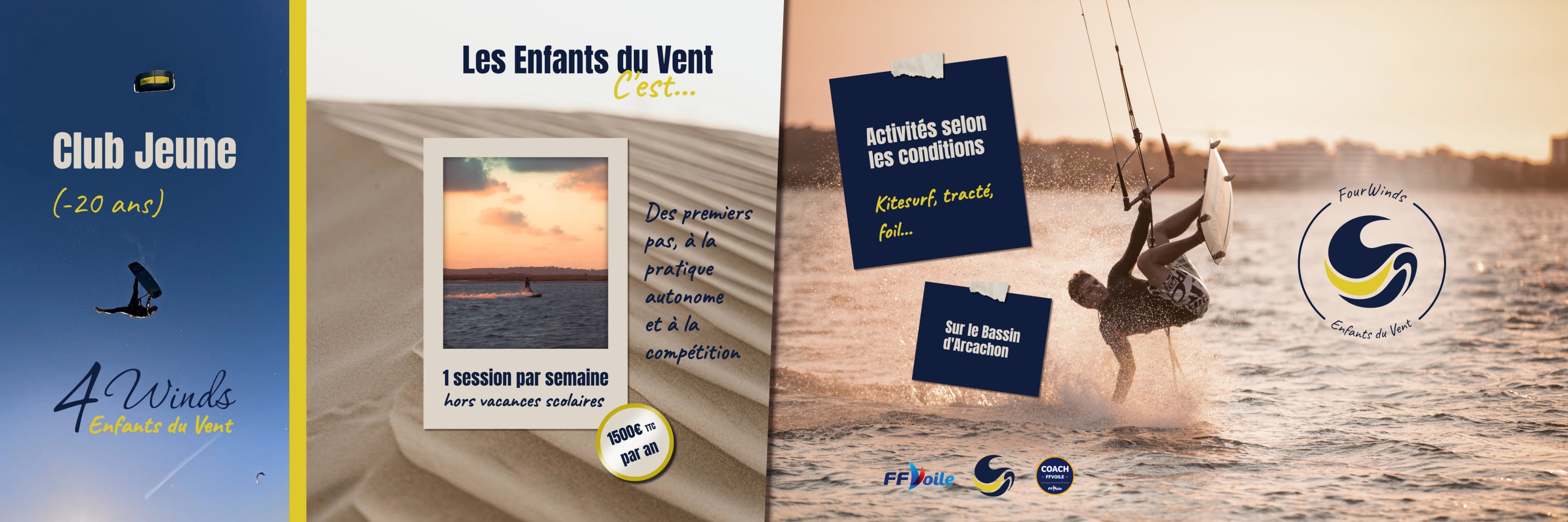 Bandeau Lancement Club Les Enfants du Vent